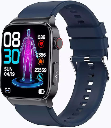 Watchmark Cardio One Smartwatch with Heart Rate Monitor (Blue) view 5