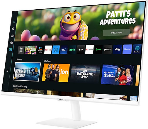 Samsung M5 LS27CM501EUXDU VA HDR Smart Monitor 27" FHD 1920x1080 with Response Time 4ms GTG view 2