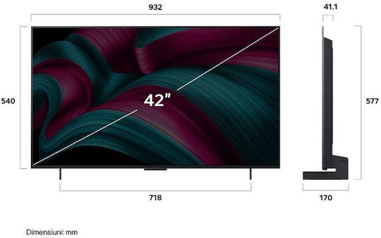 LG Smart Television 42" 4K UHD OLED OLED42C51LA HDR (2025) view 5