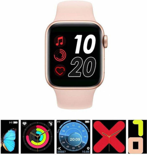 Smartwatch with Heart Rate Monitor (Pink) vista 7
