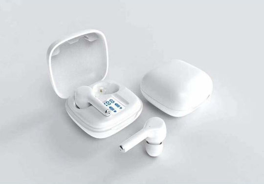 In-ear Bluetooth Handsfree Earphones with Charging Case White view 2