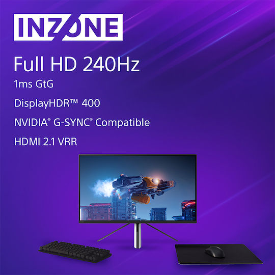 Sony Inzone M3 IPS HDR Gaming Monitor 27" FHD 1920x1080 240Hz with Response Time 1ms GTG view 4