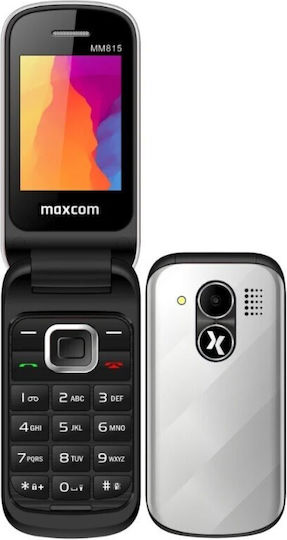MaxCom MM815 Dual SIM Mobile with Large Buttons Gray view 1