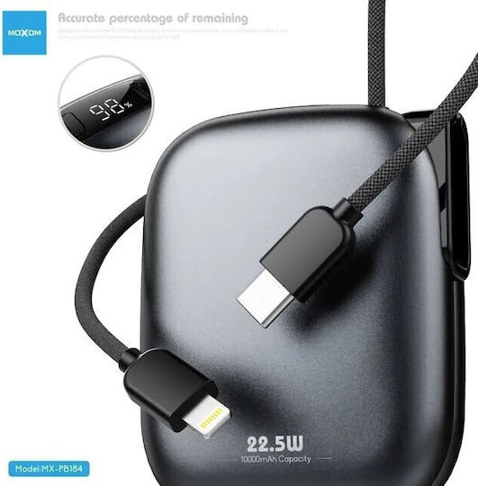 Moxom Power Bank 10000mAh 22.5W Black