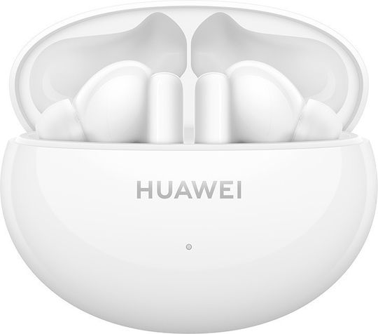 Huawei Freebuds 5i Bluetooth Handsfree Earphones with Sweat Resistance and Charging Case Ceramic White