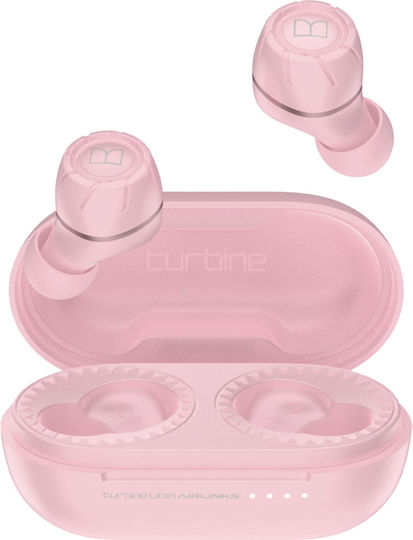 Monster Turbine AirLinks Lite In-ear Bluetooth Handsfree Earphones with Charging Case Pink