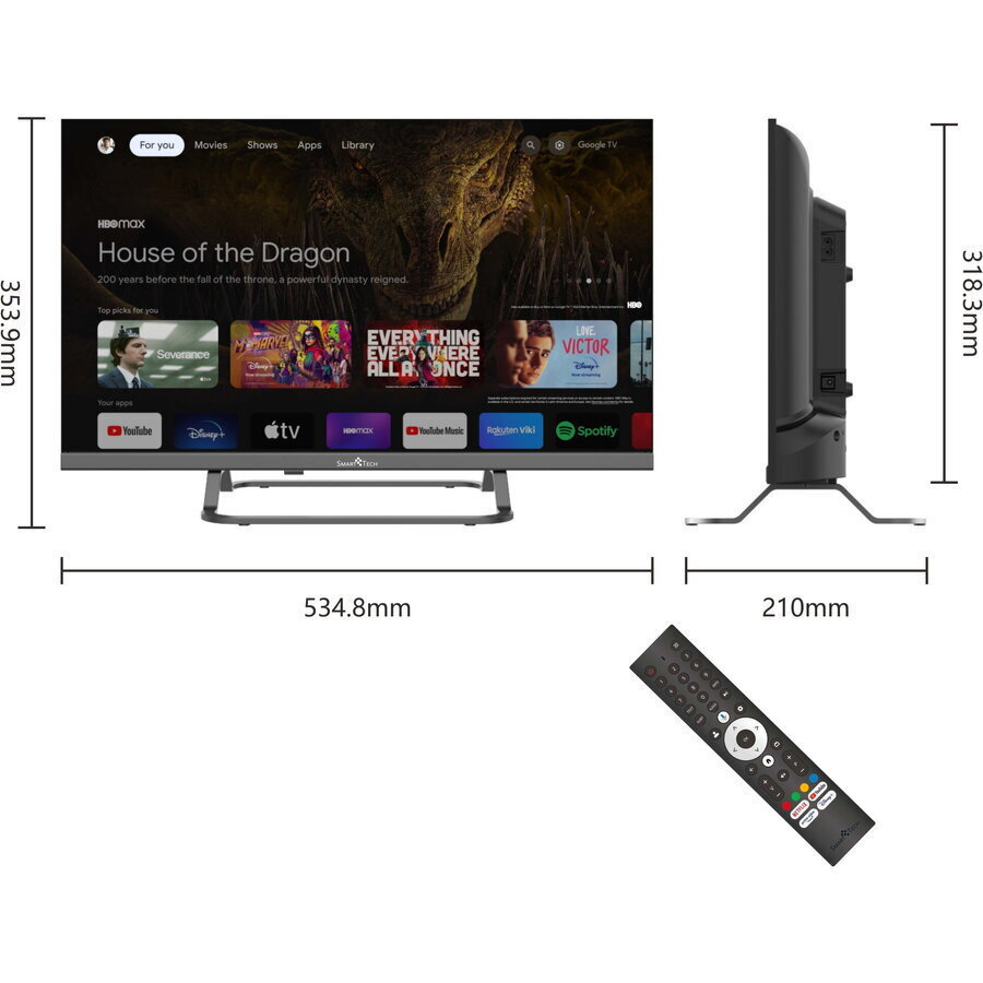 Smart Tech Smart Television 24" HD Ready LED 24HG01VC (2025) view 4