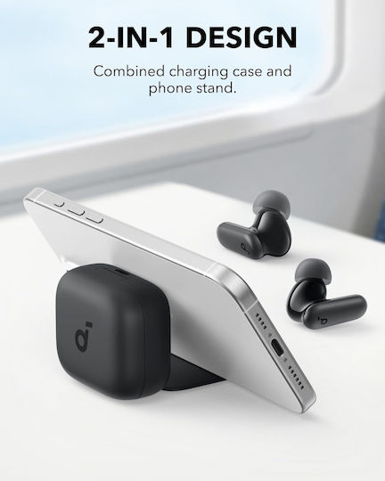 Soundcore by Anker P30i In-ear Bluetooth Handsfree Earphones with Sweat Resistance and Charging Case Black view 2