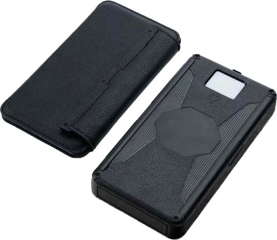 PowerNeed ES20000B Solar Power Bank 20000mAh with 2 USB-A Ports Black vue 4