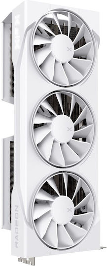 XFX Radeon RX 9070 XT 16GB GDDR6 Swift Gaming Triple Fan White Graphics Card view 4