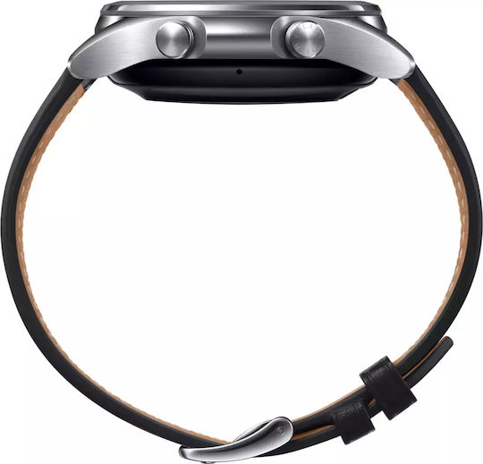 Samsung Galaxy Watch3 Stainless Steel 41mm Waterproof with Heart Rate Monitor (Mystic Silver) view 6