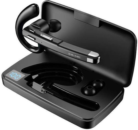 Blavec Discover 55 In-ear Bluetooth Handsfree Earphone with Charging Case Black view 4