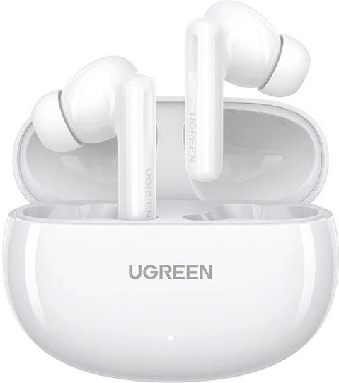 Ugreen HiTune T6 In-ear Bluetooth Handsfree Earphones with Sweat Resistance and Charging Case White