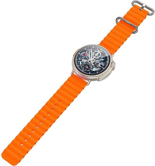 Hoco Y18 Smartwatch with Heart Rate Monitor (Gold) view 3