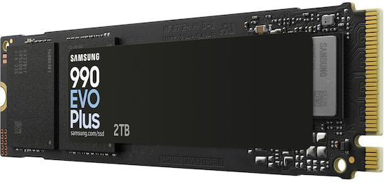 Samsung 990 EVO Plus SSD 2TB M.2 Type with PCI Express 4.0 Connection PS5 Compatible MZ-V9S2T0BW view 5