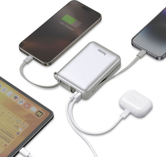 Energea Bazic Fusion Mini Power Bank 20000mAh 20W with USB-A Port and USB-C Port Power Delivery / Quick Charge 3.0 Gray view 3