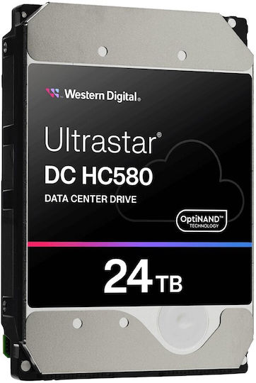 Western Digital Ultrastar DC HC580 24TB HDD Hard Drive 3.5" SAS 3.0 7200rpm with 512MB Cache for Server 0F62802 view 3