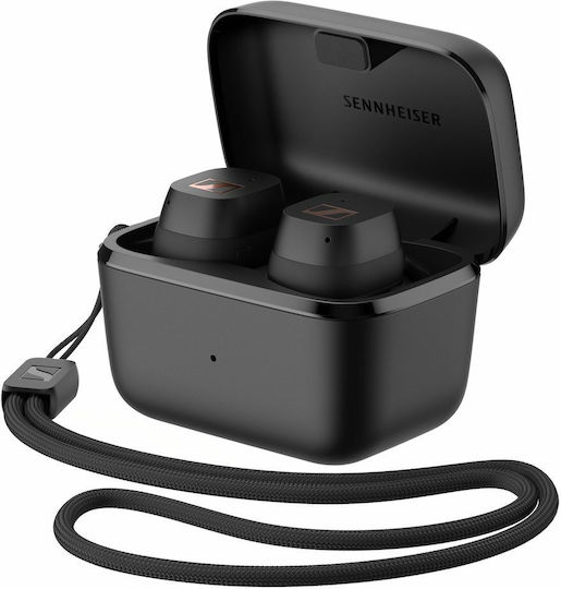 Sennheiser Sport True Wireless In-ear Bluetooth Handsfree Earphones with Sweat Resistance and Charging Case Black