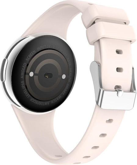 Manta Livia Mini Smartwatch with Heart Rate Monitor (Silver) view 4