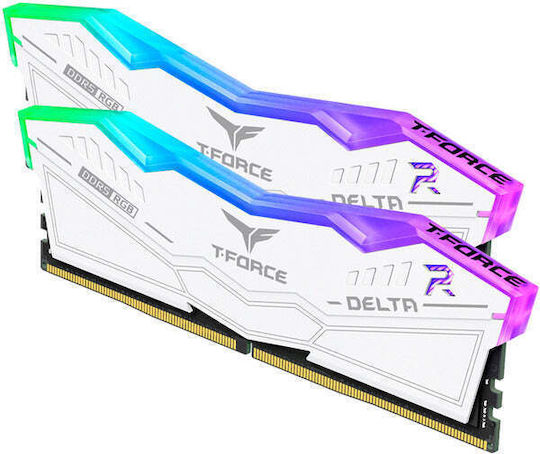 TeamGroup T-Force Delta RGB DDR5 32GB RAM with 2x16GB Modules and Speed 6000 for Desktop FF4D532G6000HC30DC01 vue 4