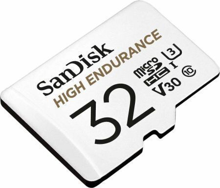 Sandisk High Endurance microSDHC 32GB U3 V30 UHS-I 100MB/s with Adapter view 3