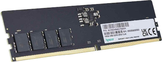 Apacer 16GB DDR5 RAM with 4800 Speed for Desktop (AU16GHB56CVBBGH) view 2