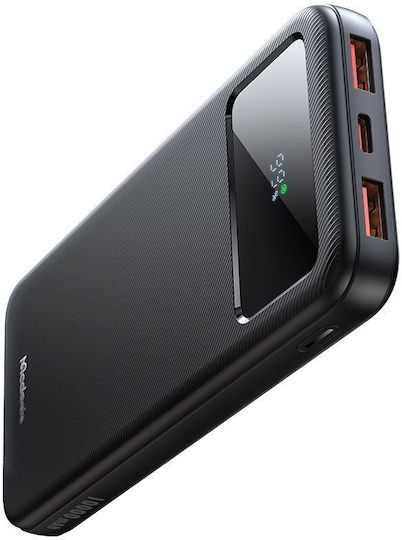 Mcdodo MC-4220 Power Bank 10000mAh 22.5W with 2 USB-A Ports and USB-C Port Black view 1