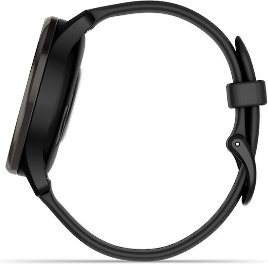 Garmin vívomove Trend Stainless Steel 40mm Waterproof Smartwatch with Heart Rate Monitor (Black) view 8
