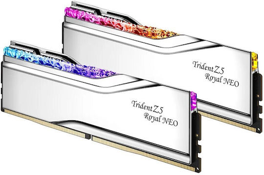 G.Skill Trident Z5 Royal Neo EXPO DDR5 32GB RAM with 2x16GB Modules and Speed 8000 for Desktop F5-8000J3848H16GX2-TR5NS view 2