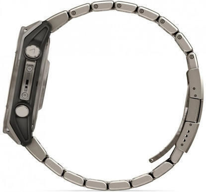 Garmin Fenix 8 Titanium 47mm Waterproof Smartwatch with Heart Rate Monitor (Sapphire, Titanium With Vented Titanium Bracelet) view 7