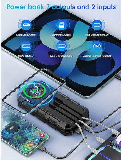 Solar Power Bank 49920mAh with 2 USB-A Ports and USB-C Port view 5