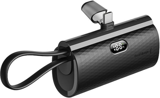 Forcell F-Energy Power Plug F5K3 Type C 5000mAh 20W Power Delivery Black vue 2