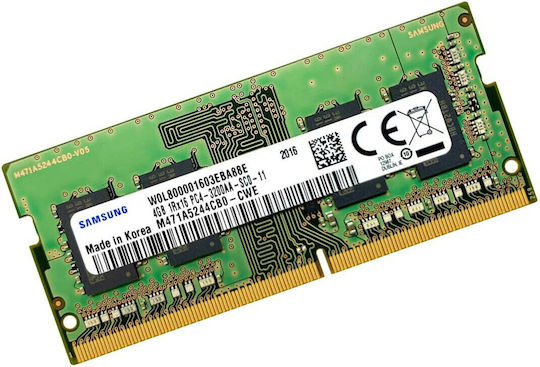 Samsung DDR4 with Module 1x4GB and Speed 3200 for Laptop M471A5244CB0-CWE vue 2