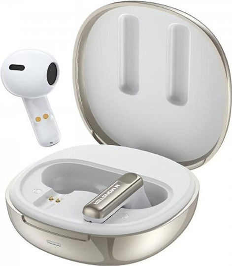 Monster N-Lite 209 Earbud Bluetooth Handsfree Headphones with Sweat Resistance and Charging Case Silver view 2