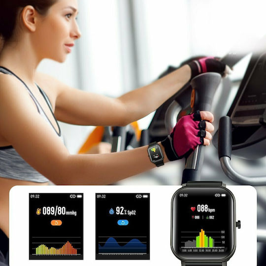 Joyroom JR-FT1 Pro 46mm Smartwatch with Heart Rate Monitor (Black) view 3