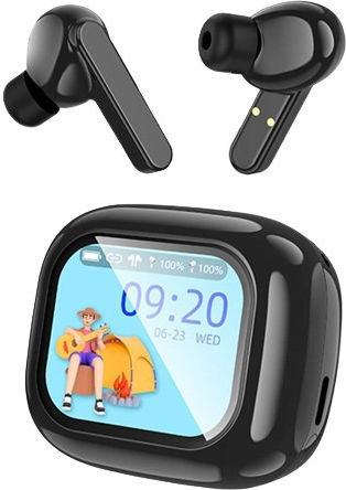 Hoco DES53 In-ear Bluetooth Handsfree Earphones with Sweat Resistance and Charging Case Black
