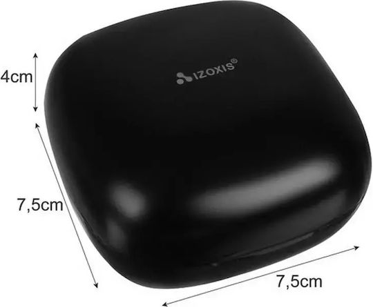 Izoxis 22592 In-ear Bluetooth Handsfree Earphones with Charging Case Black view 4
