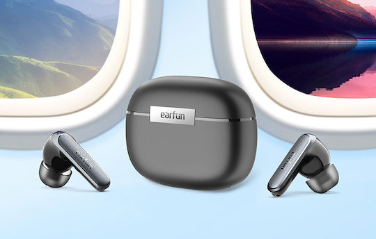 Earfun Air2 In-ear Bluetooth Handsfree Earphones with Sweat Resistance and Charging Case Black view 5