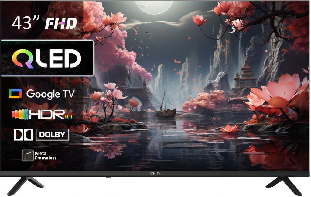 CHiQ Smart Television 43" Full HD QLED LKD43QM10GP HDR (2025) vista 2