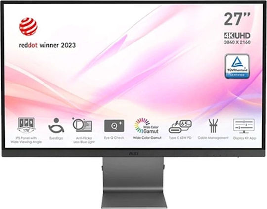 MSI Modern MD271UL IPS Monitor 27" 4K 3840x2160 with Response Time 4ms GTG