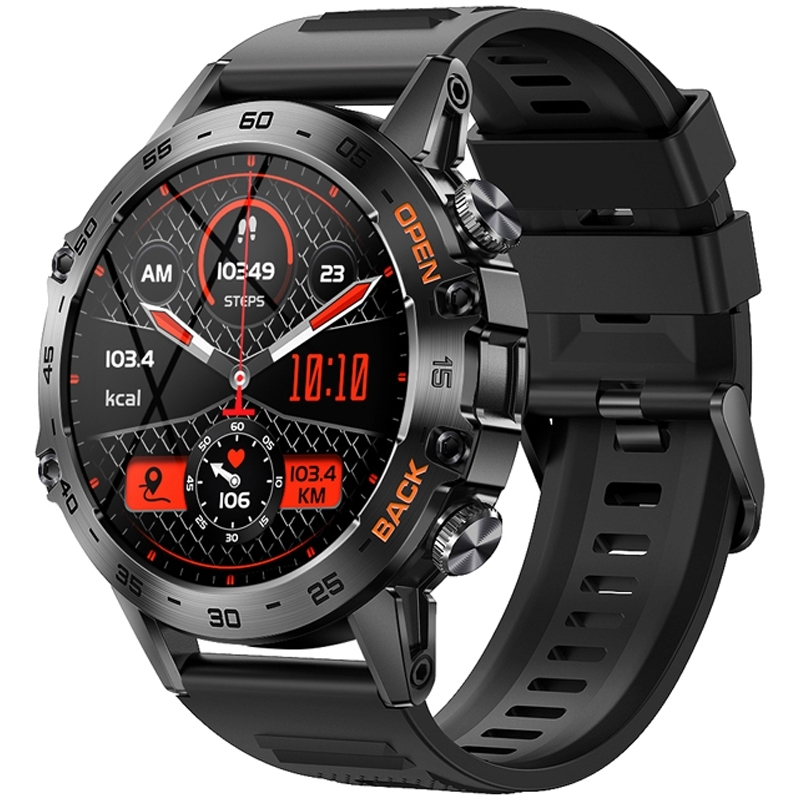 Veltori VT120-1 Smartwatch with Heart Rate Monitor Black