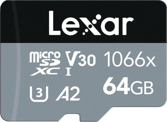 Lexar Professional 1066x microSDXC 64GB U3 V30 A2 UHS-I 160MB/s