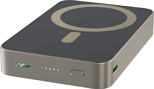 Nine E61b 15w Wireless MagSafe Power Bank 20w Type-c Input Output 10000mah Gold view 1
