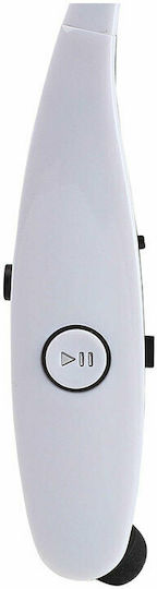Livoo Sport TES165 In-ear Bluetooth Handsfree Earphones White view 4