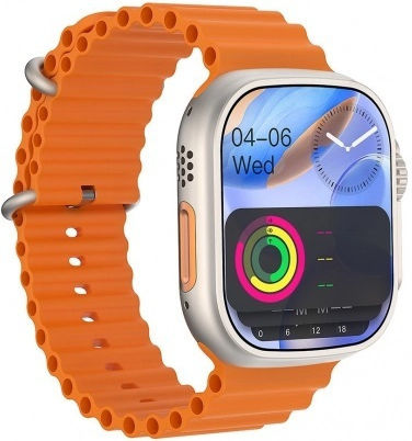 XO BK9 Ultra Smartwatch with Heart Rate Monitor (Orange)