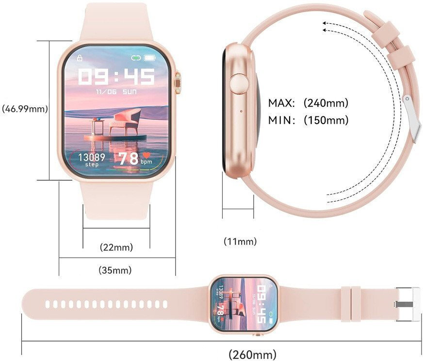Women’s Watch Smartwatch Gravity Gt18-8 view 7