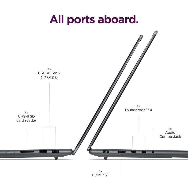 Lenovo Pro 9 Aura Edition 16" OLED 120Hz (Ultra 9-386H/32GB/1.0TB SSD/GeForce RTX 5060/W11 Home) (US Keyboard) view 7