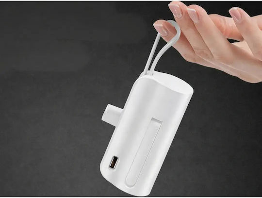 Verk Group 06397_B Power Bank 5000mAh White vy 2
