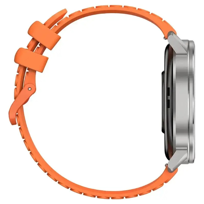 Kospet ORB Aluminum Waterproof Smartwatch with Heart Rate Monitor Silver/Orange vue 4