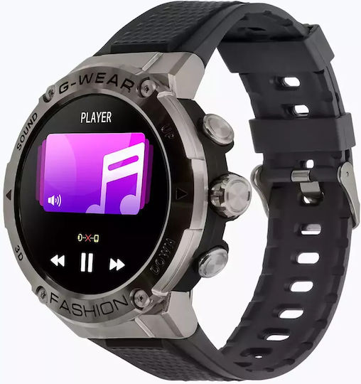 Watchmark G-Wear Smartwatch with Heart Rate Monitor (Black) view 6